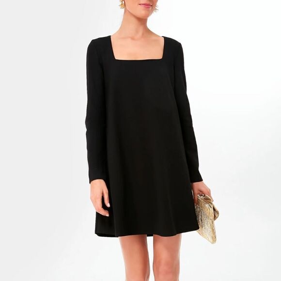 NWOT Tuckernuck Black Long Sleeve Middleton Dress | M - Picture 1 of 8